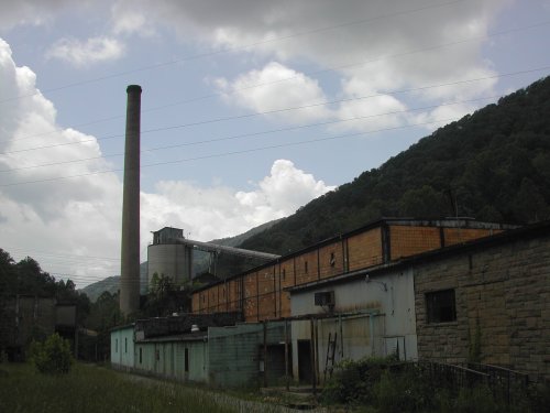 Machine shop and steam plant at Portal 31